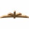 Ekena Millwork Davenport Rough Sawn Timber Gable Bracket, Western Red Cedar, 96"W x 28"H x 6"D x 6"F, 7/12 Pitch GBW096X28X0606DAV00RWR - alternate 3